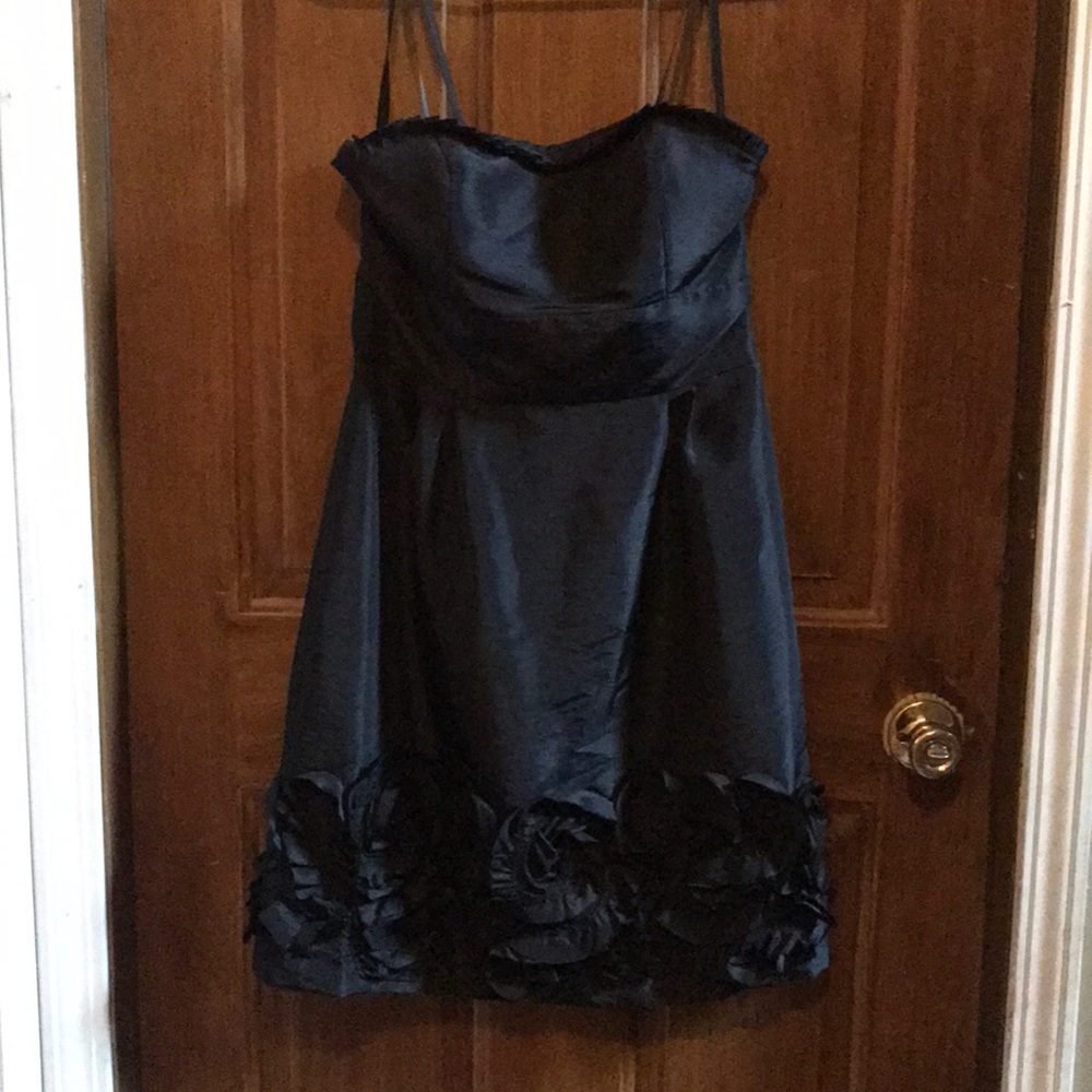 Max and Cleo black strapless dress size 10